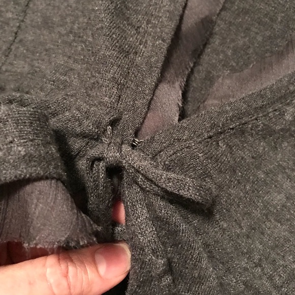 Anthropologie CHARCOAL GRAY Cardigan - Picture 5 of 8